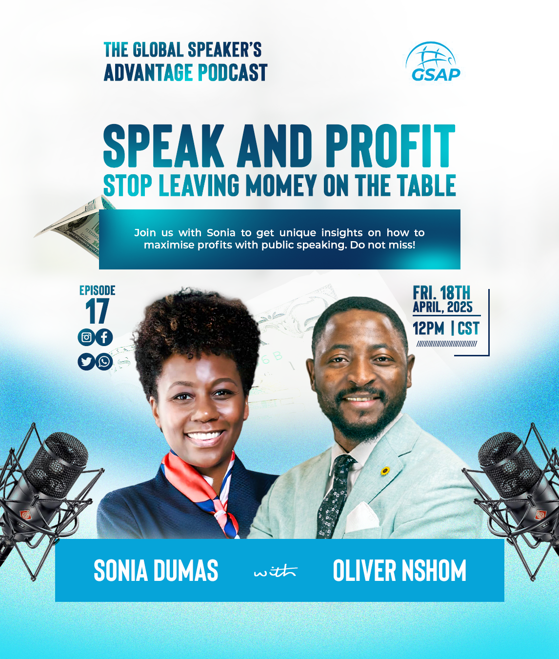 Speak and Profit, Stop Leaving Money on the Table